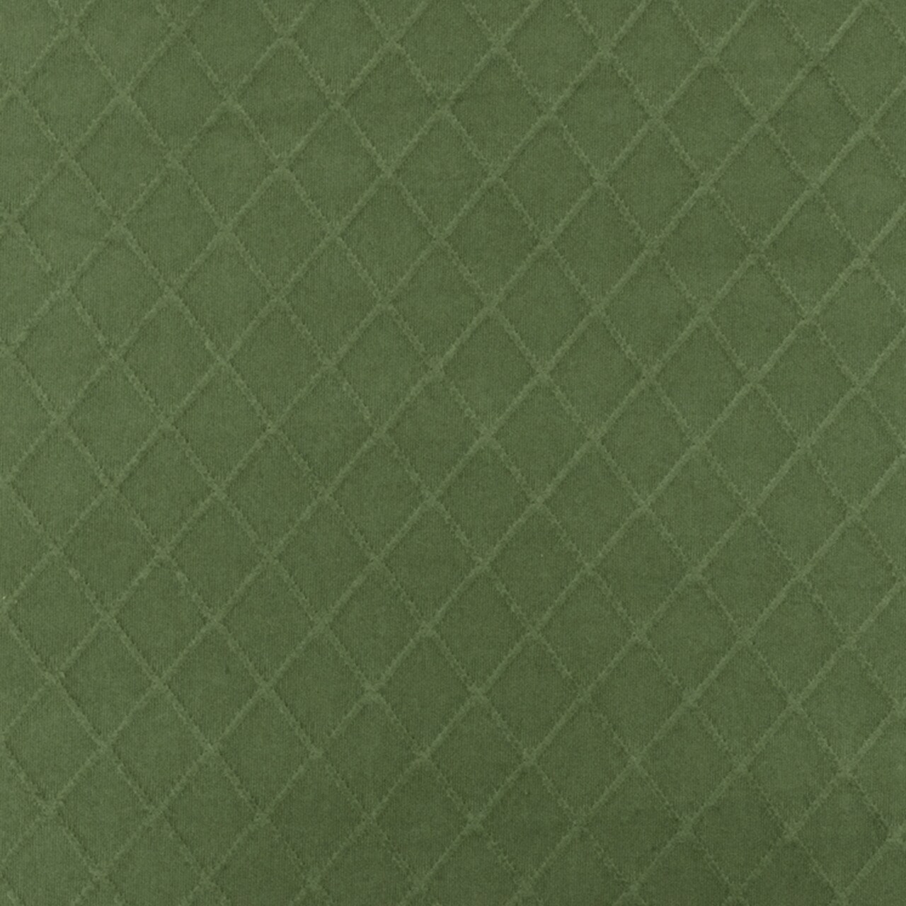 Herbal Green Famous Maker Diamond Jacquard Stretch Activewear Knit Fabric By the Yard